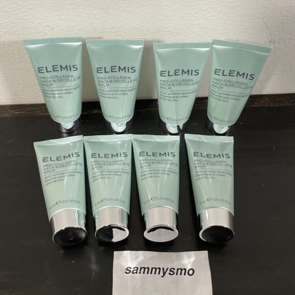 8x Elemis Pro Collagen Neck & Decollete Balm 0.5 oz /15mL Travel Size - Picture 1 of 3